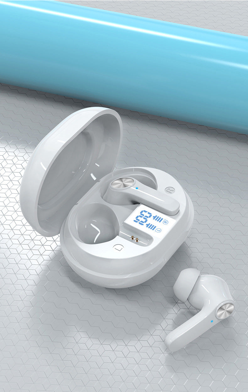 Auriculares Bluetooth ANC D01 – Reducción de Ruido Activa, Pantalla Digital y Larga Duración de Batería