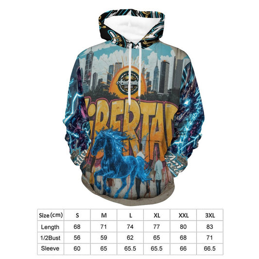 🧥 Sudadera Premium “Caballo de Energía – LIBERTAD” – Edición Limitada AriasCreative