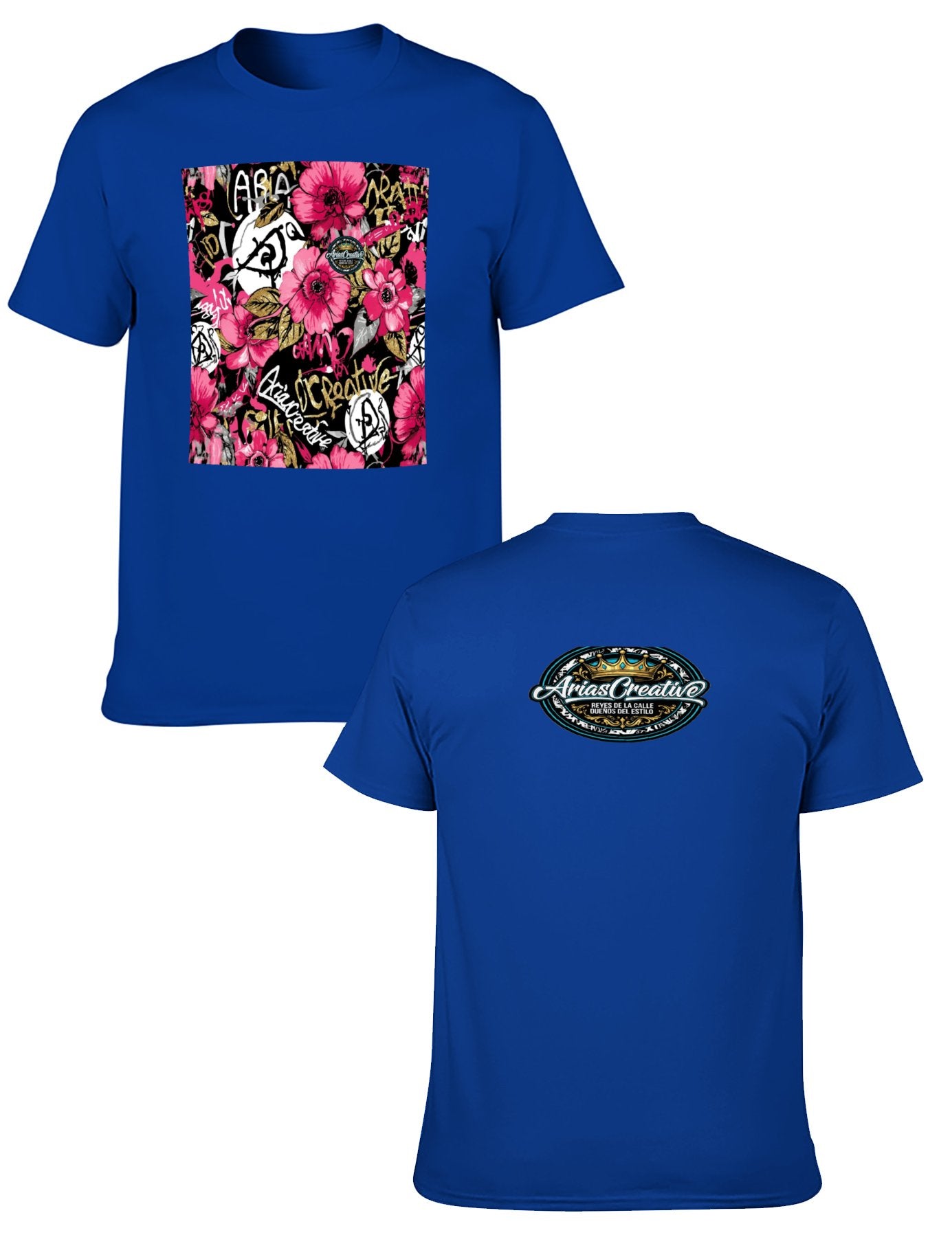 DTF 180gsm Multi-Color American Size Short Sleeve T-Shirt (Double-sided Printing)