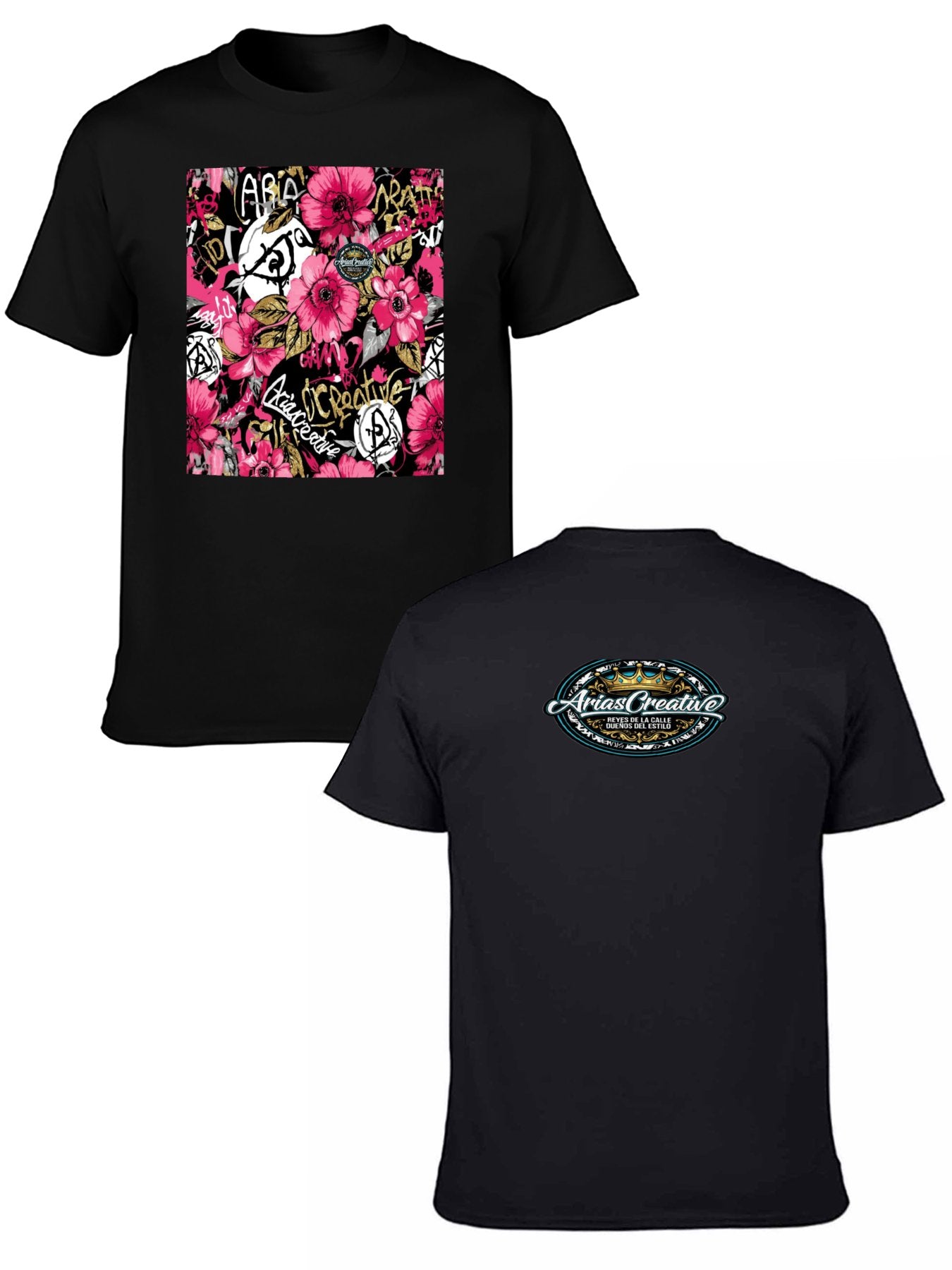 DTF 180gsm Multi-Color American Size Short Sleeve T-Shirt (Double-sided Printing)