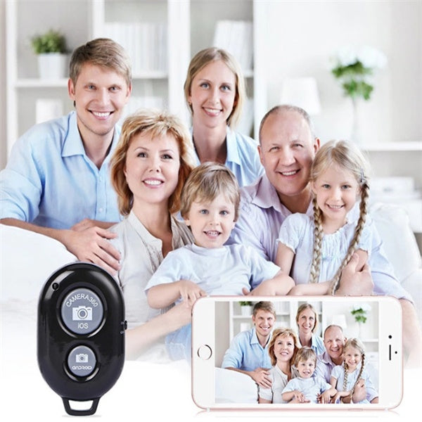 imprescindible para selfies perfectos y vídeos sin manos Universal Selfie Artifact – Control Remoto Bluetooth 4.0 para iOS y Android