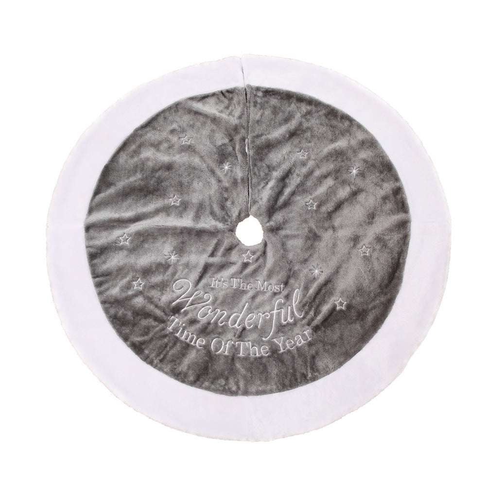 Falda para Árbol de Navidad Suave y Elegante | Decoración Festiva para Regalos y Escenas Navideñas