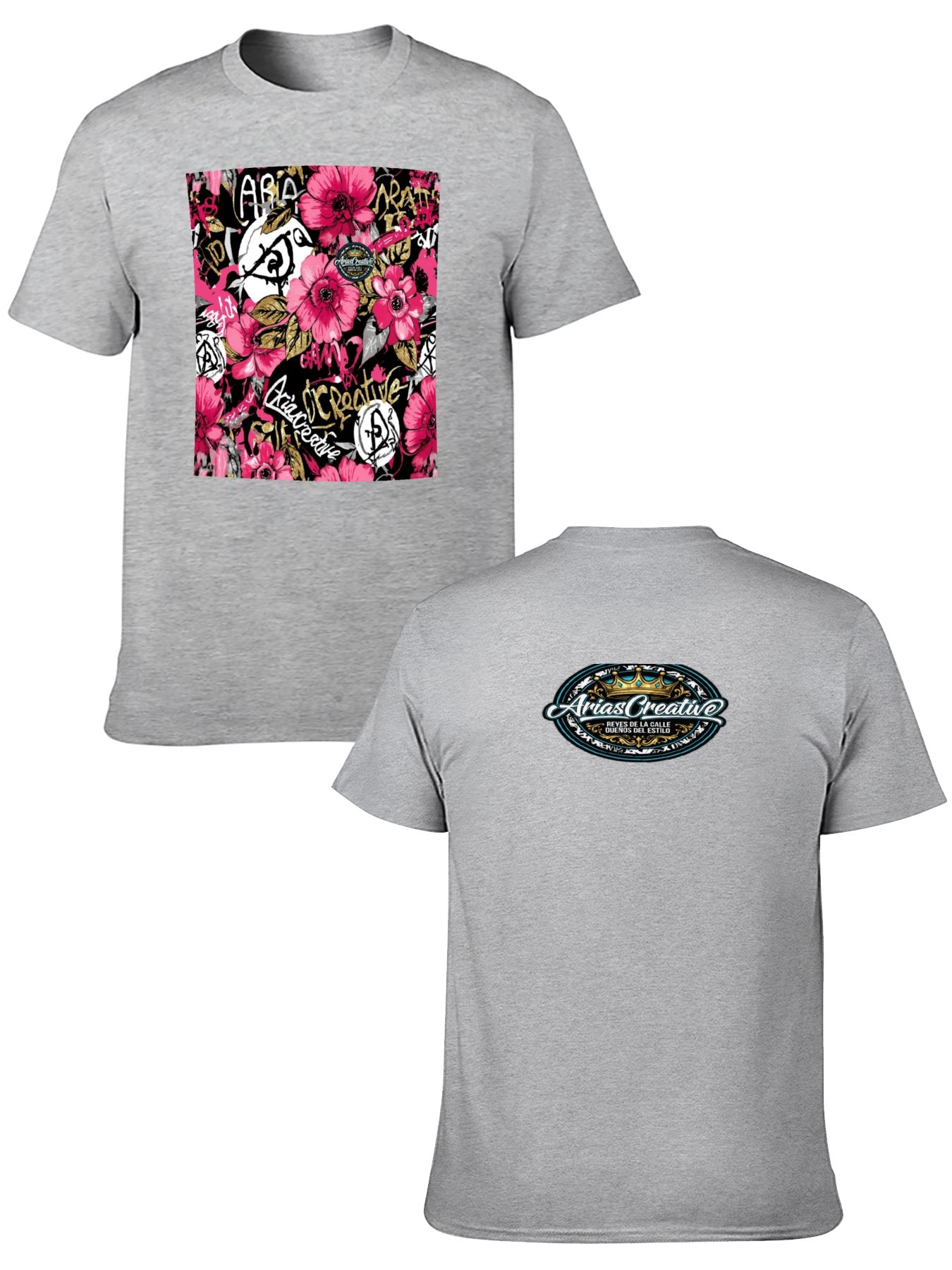 DTF 180gsm Multi-Color American Size Short Sleeve T-Shirt (Double-sided Printing)