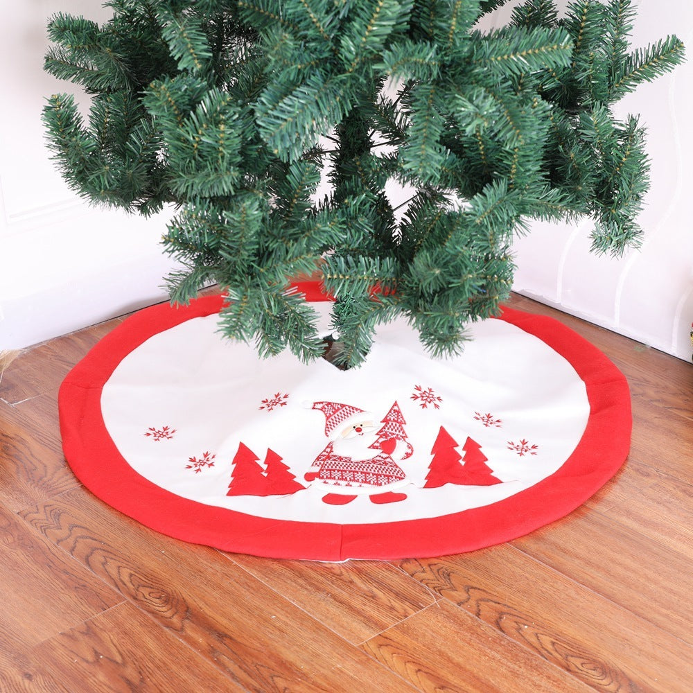Falda para Árbol de Navidad Suave y Elegante | Decoración Festiva para Regalos y Escenas Navideñas