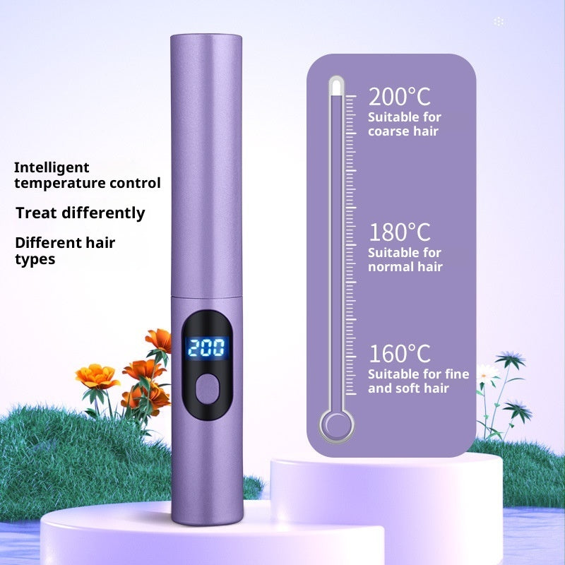 Cepillo Alisador Inalámbrico Mini AriasCreative – Suave con tu Cabello, Potente con el Frizz,