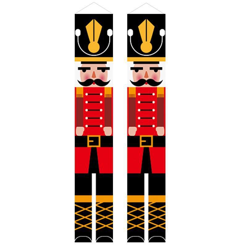 ✨ Póster Navideño para Ventana – Muñeco de Nieve, Papá Noel y Más