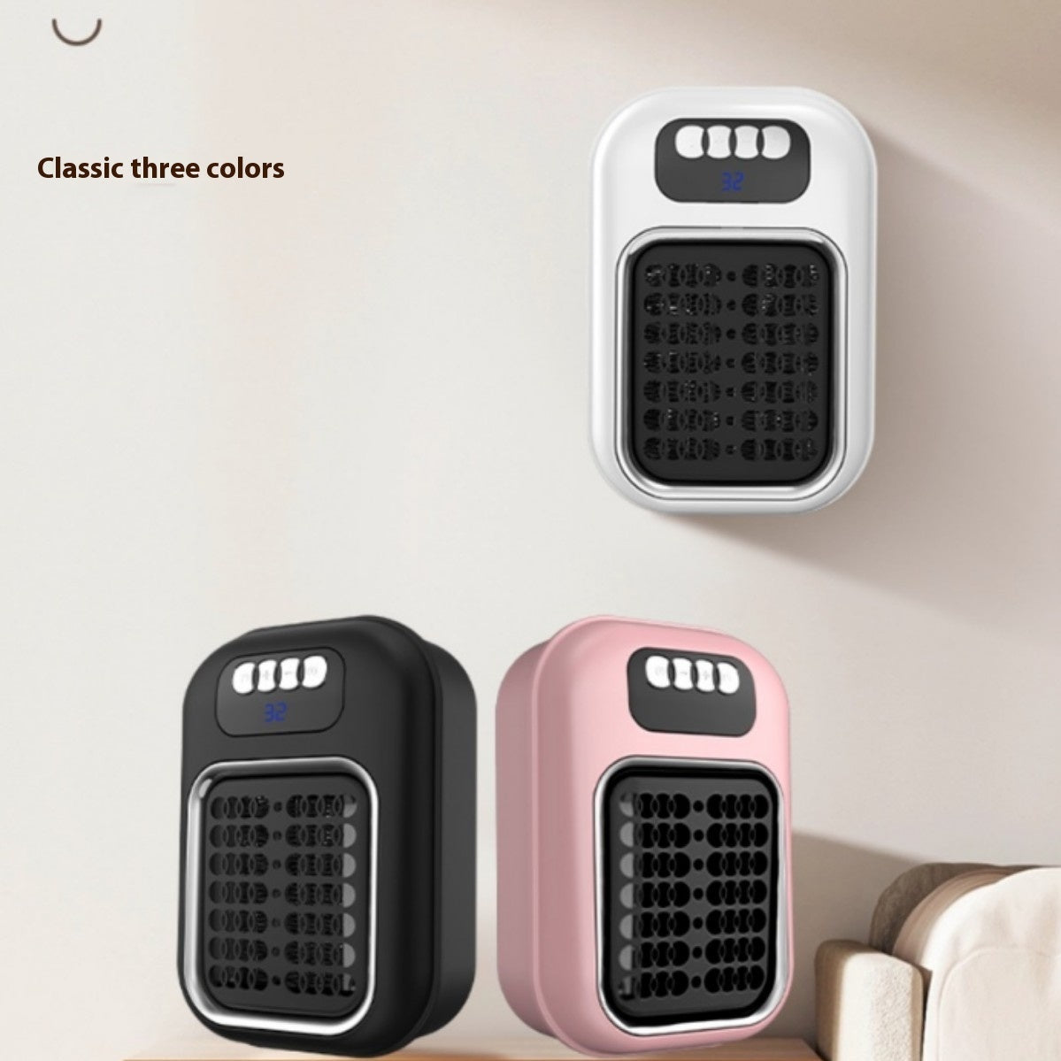 Calefactor Eléctrico de Pared con Mando — Calor Instantáneo y Silencioso, hogar