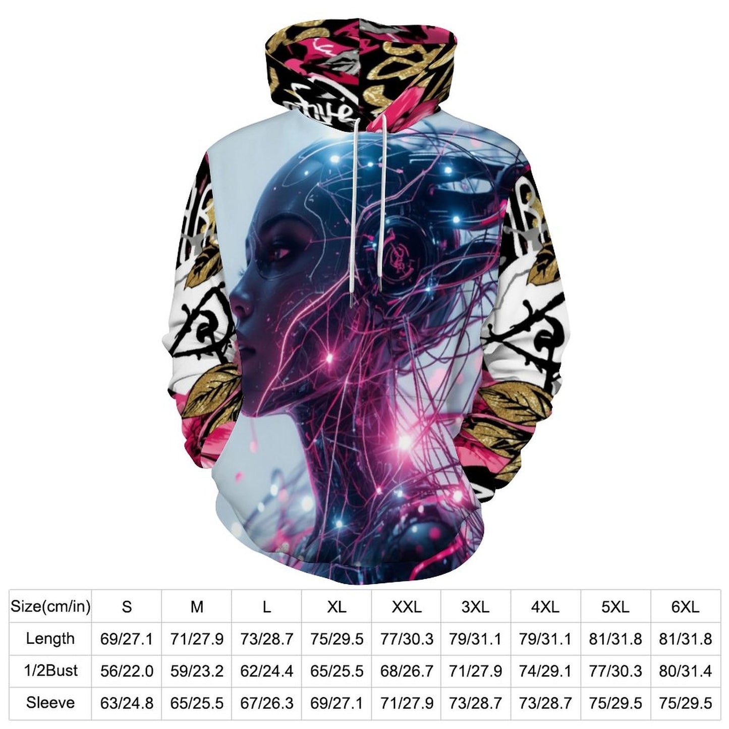 Sudadera AriasCreative con Capucha Doble –(Impresión Completa) edicion limitada