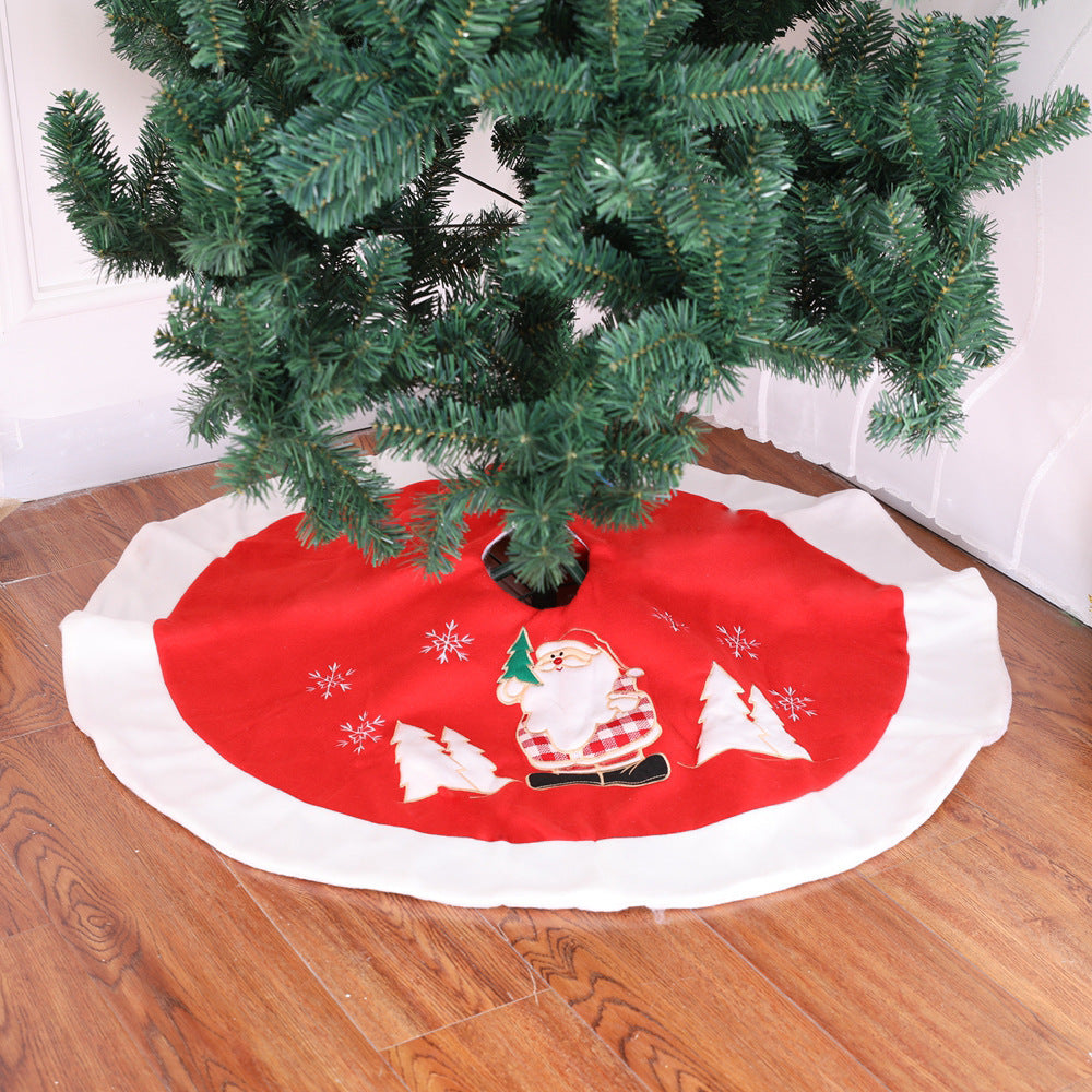 Falda para Árbol de Navidad Suave y Elegante | Decoración Festiva para Regalos y Escenas Navideñas