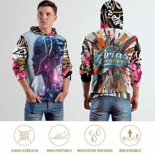 Sudadera AriasCreative con Capucha Doble –(Impresión Completa) edicion limitada
