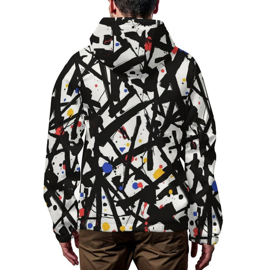 Cazadora corta unisex con capucha / Trench coat unisex sublimado