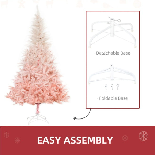 Árbol de Navidad Rosa Artificial – 800 Puntas