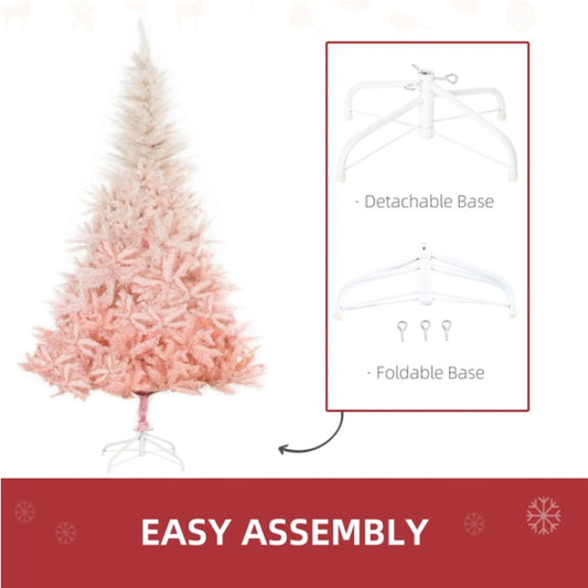 Árbol de Navidad Rosa Artificial – 800 Puntas