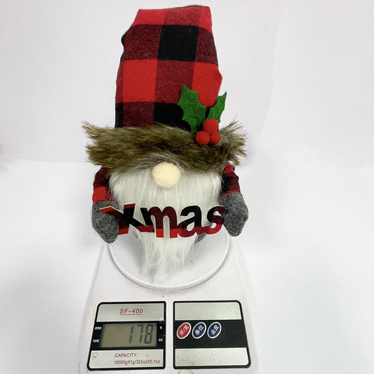 Muñeco Gnomo Sin Rostro – Decoración Navideña 2025