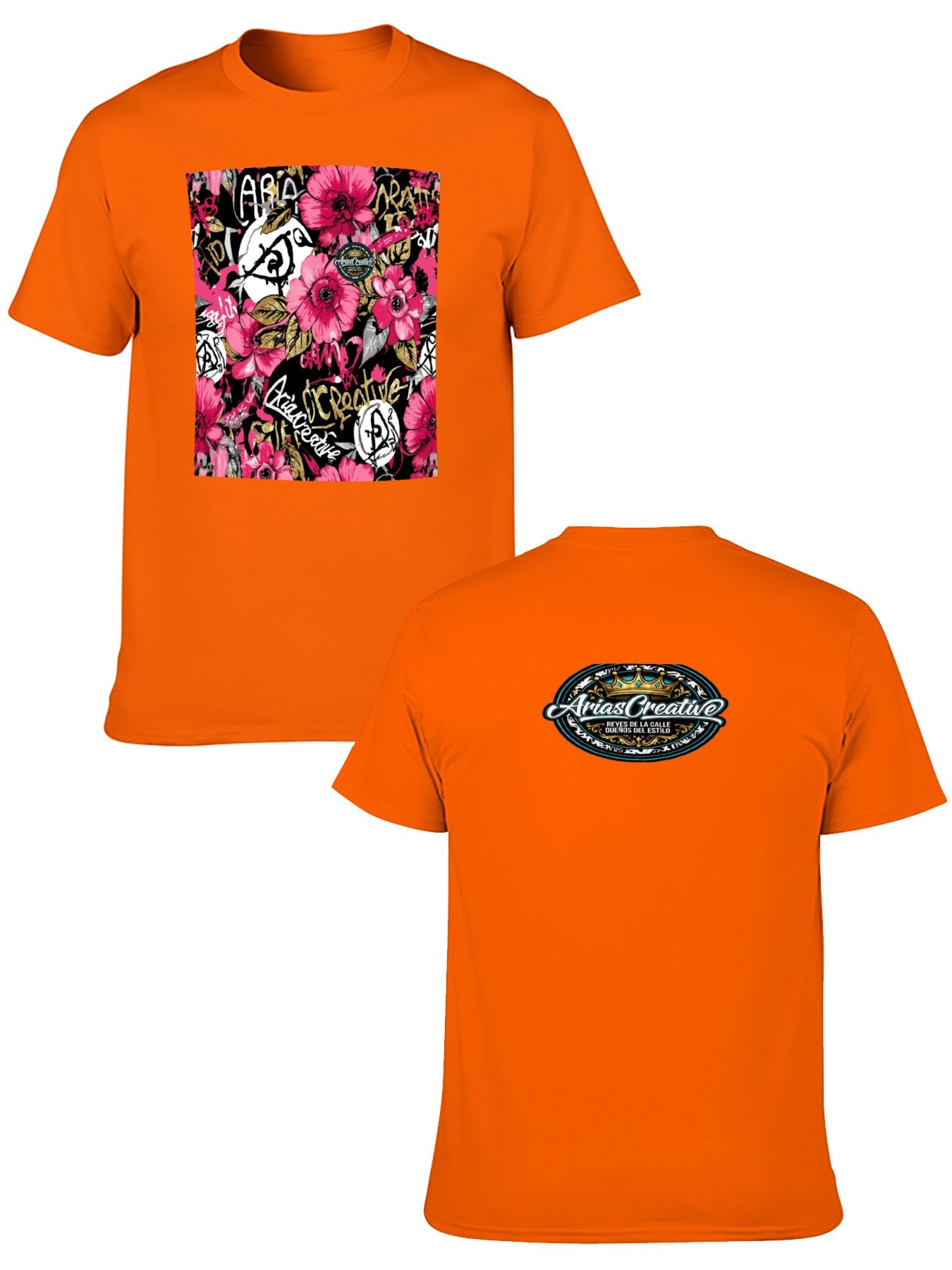 DTF 180gsm Multi-Color American Size Short Sleeve T-Shirt (Double-sided Printing)