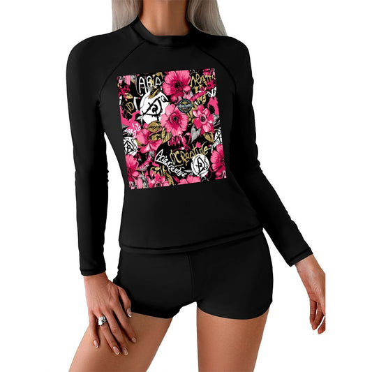 🏄‍♀️ Traje de Surf para Mujer de 2 Piezas – Diseño Personalizado