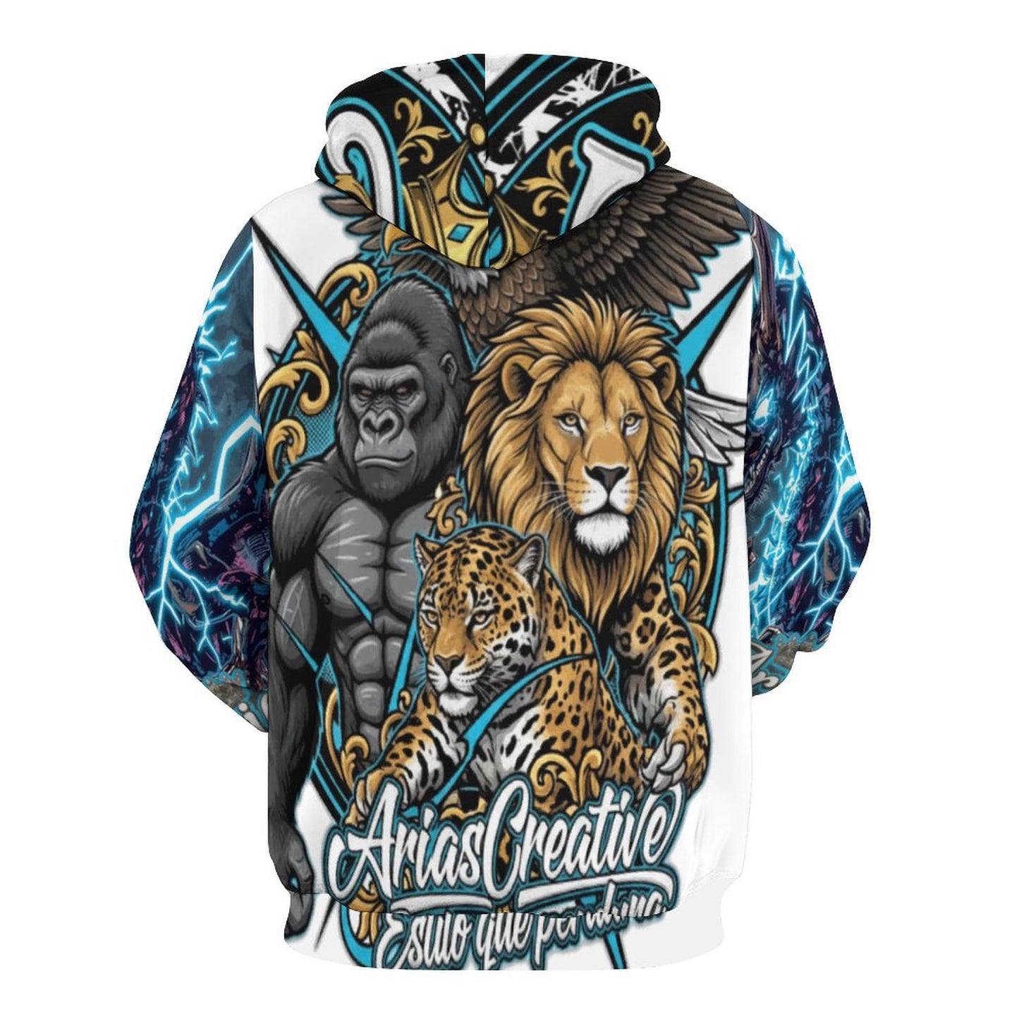 🧥 Sudadera Premium “Caballo de Energía – LIBERTAD” – Edición Limitada AriasCreative