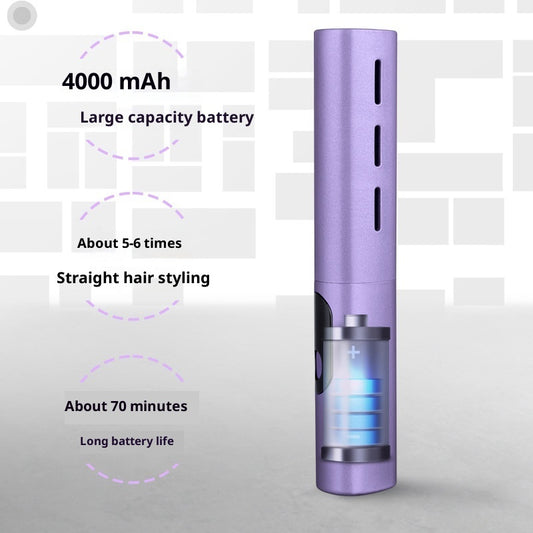 Cepillo Alisador Inalámbrico Mini AriasCreative – Suave con tu Cabello, Potente con el Frizz,