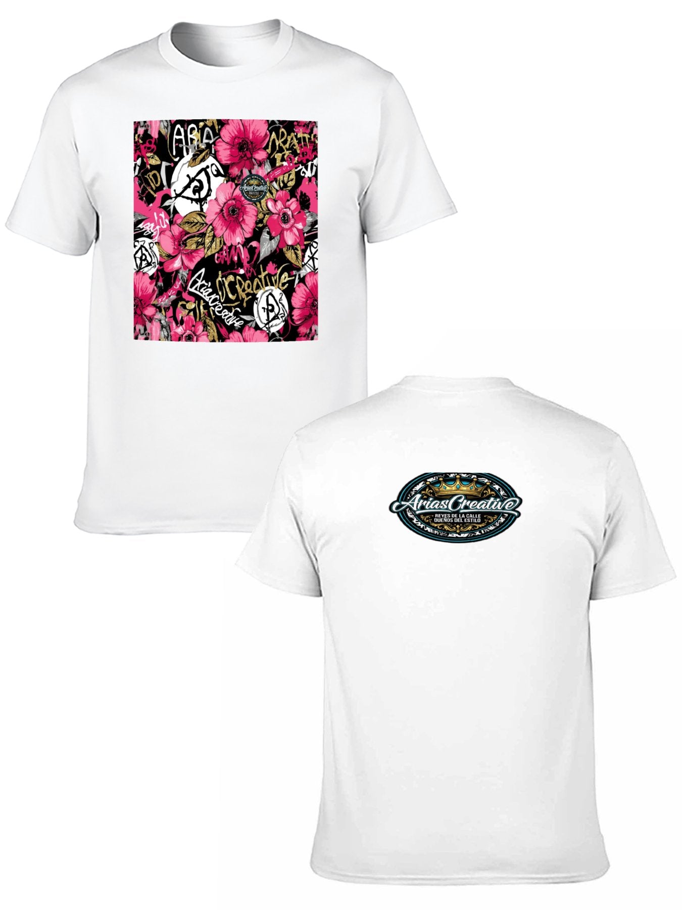 DTF 180gsm Multi-Color American Size Short Sleeve T-Shirt (Double-sided Printing)